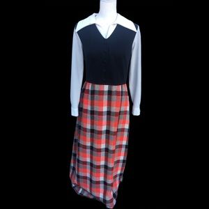 VINTAGE 1970s MOCK ONE PIECE